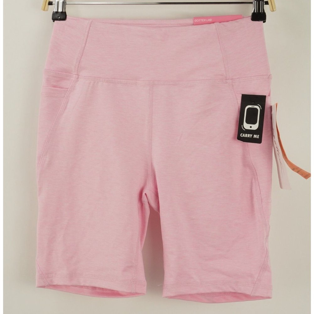 New Gottex Inter-Luxe Women's Sz S Pink Jersey Quick Dry Stretch Flatlock Shorts